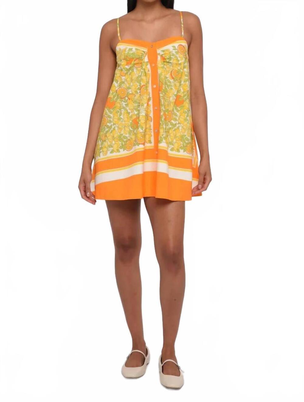 NEW LOVE THE LABEL nova mini dress in yellow